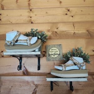 Teva Flatform Universal Balance Star Fish Platform Sandals Outdoor 1008844 Sz 8M